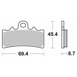 Гальмівні колодки SBS Performance Brake Pads / HHP, Sinter 877HS
